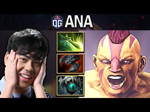 OG.ANA ANTI-MAGE WITH 1000 GPM & XPM - DOTA 2 7.27 GAMEPLAY