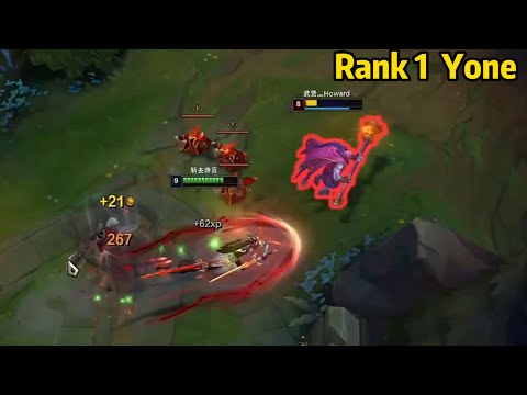 Rank 1 Yone: The T1 Faker Yone New Skin is Just TOO GOOD!