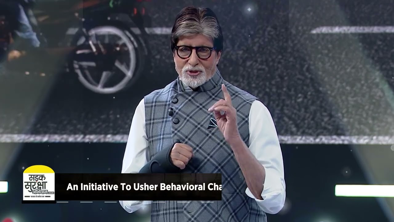 Amitabh Bachchan Urges Citizens to Make Roads Safer