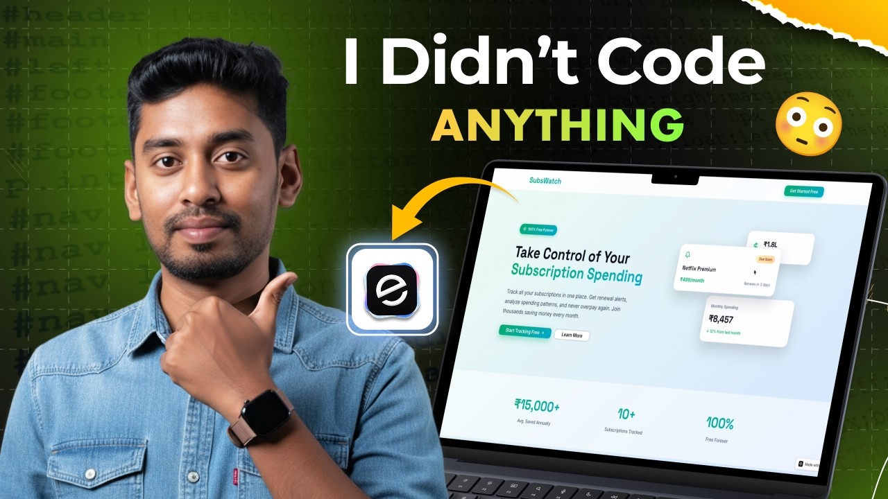 Build a Full Web App With AI in Minutes (Emergent AI Tutorial)