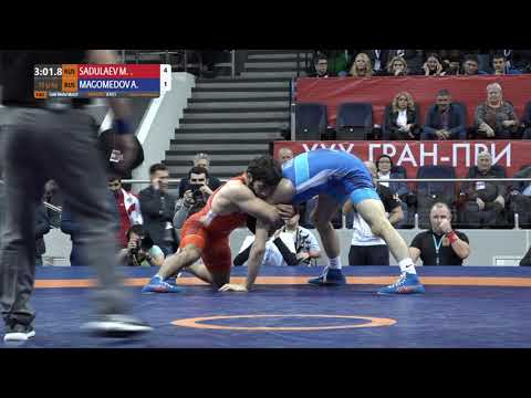 GOLD FS - 57 kg: M. SADULAEV (RUS) v. A. MAGOMEDOV (RUS)