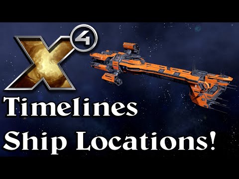 All eleven free ship locations for X4 Timelines DLC!