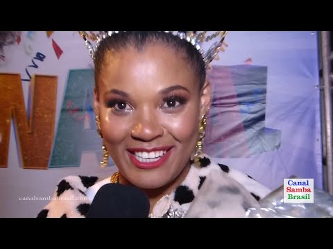 Concurso da Corte do Carnaval 2020 - Entrevista da Rainha Aline Oliveira - 18.01.2020
