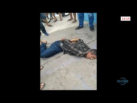 Homem é preso no bairro Mocambinho por moradores revoltados 24 03 2022