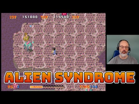 Alien Syndrome arcade gameplay capture