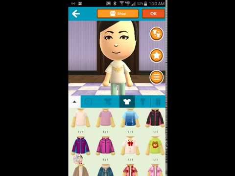 Miitomo Recording Test - Showing off my closet!