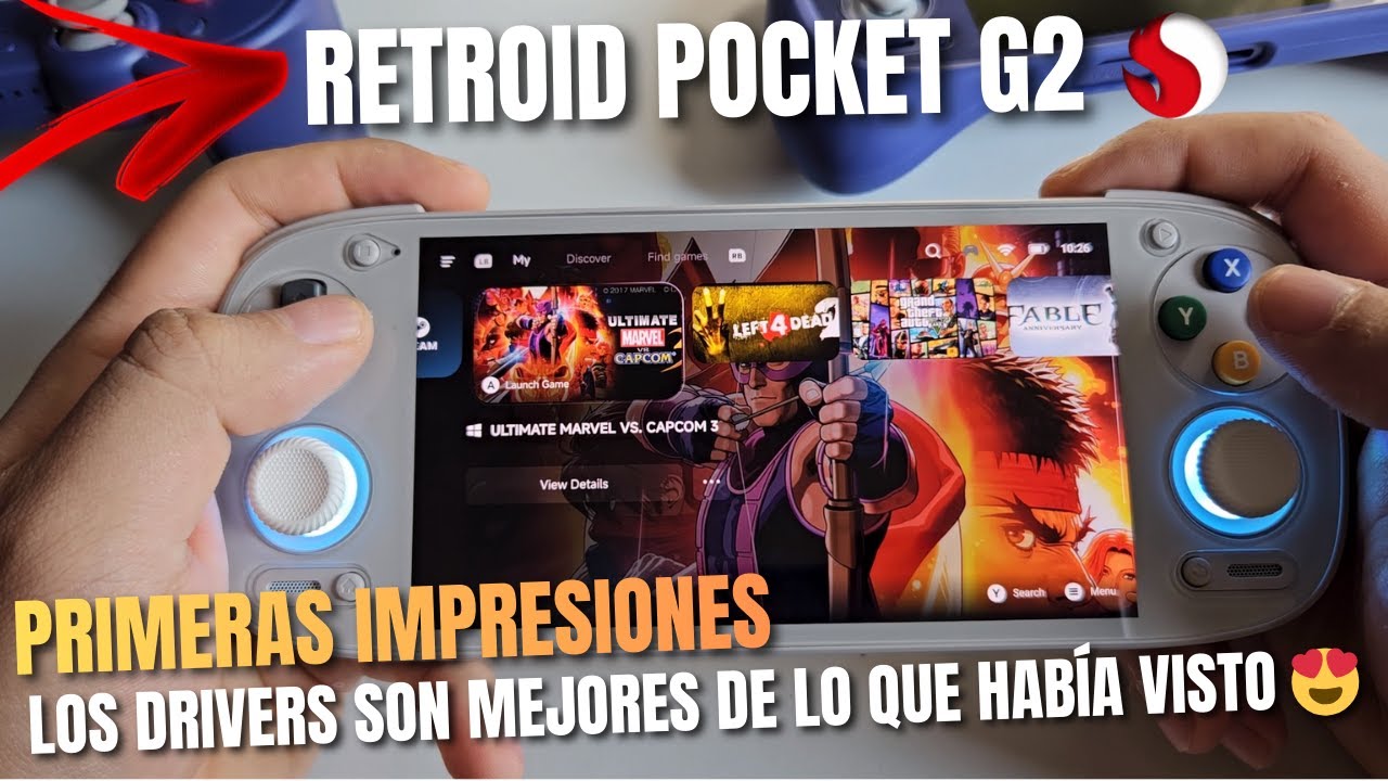 Retroid Pocket G2: Emula PC y Switch Mejor de lo que esperaba