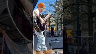 Busking in Manchester 🇬🇧 #blindfaith #guitar #stevewinwood #clapton #60s #leonardo #fyp #busker