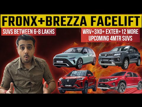 Confirmed ❤️‍🔥 Maruti Brezza Facelift + Maruti Fronx Facelift + 12 New Compact SUV Launch 2026