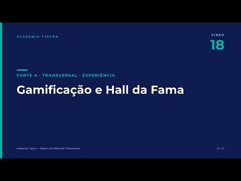 Gamificação e Hall da Fama