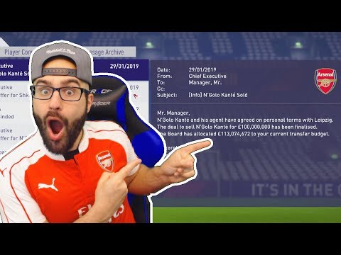 HOLY SH*T WE SOLD KANTE! *$100,000,000* FIFA 18 Career Mode ARSENAL #14