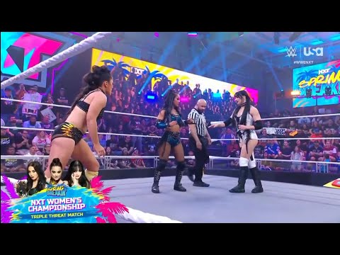 Roxanne Perez vs Tatum Paxley vs Lyra Valkyria: NXT Spring Breakin' 2024