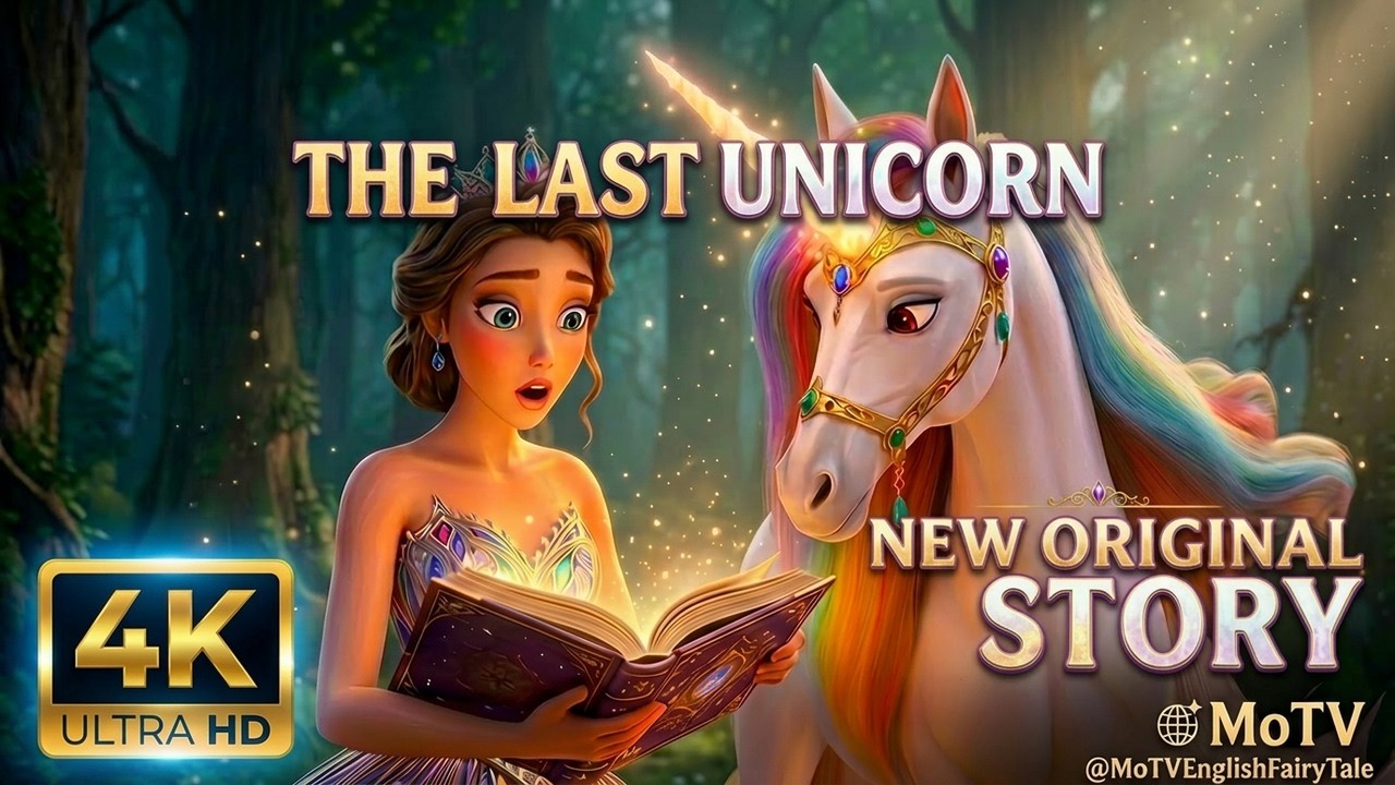 THE LAST UNICORN | Original New Story | A Princess Becomes a Queen |@MoTVEnglishFairyTale