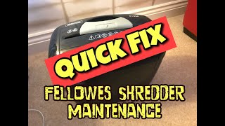 Fellowes Shredder Maintenance Fix - Auto Shredder not working