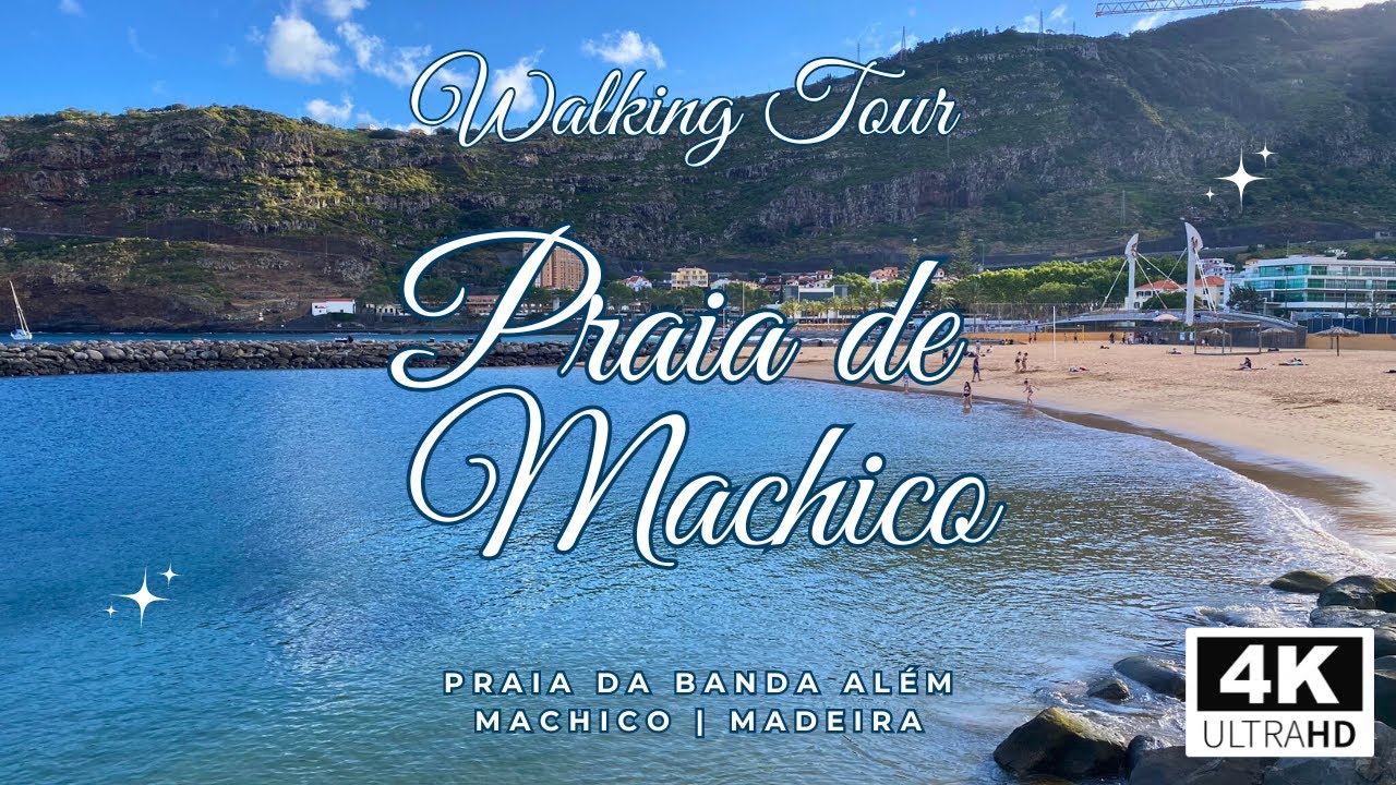 Embark on a walking tour around Machico Beach.