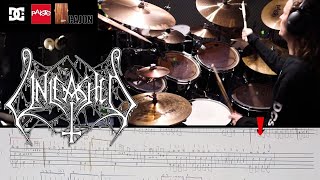 UNLEASHED - Death metal victory with drum notation