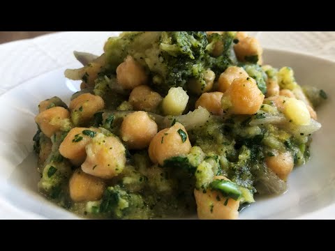 PIATTO SANO E BUONO! Lo amerai (ceci e broccoli) - ricetta facile -