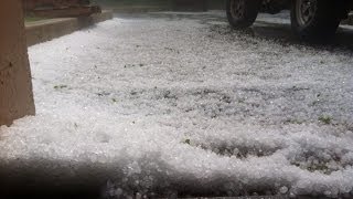 preview picture of video 'Severe Thunderstorms Producing Large Hail - West Chester, PA'