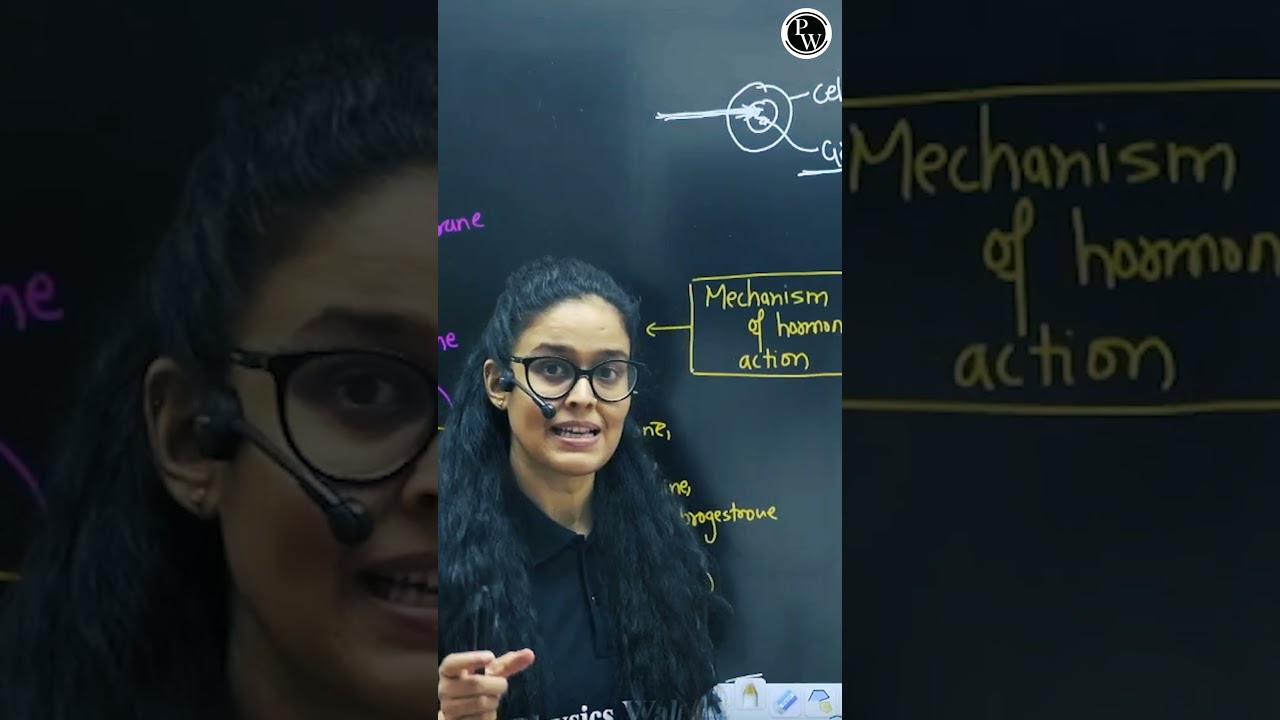 Learn Mechanism of Hormone Action in 60 Seconds 🔥 #PW #Shorts #HormoneAction