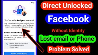 facebook has been locked how to unlock|how to unlock facebook account 2024| facebook account locked