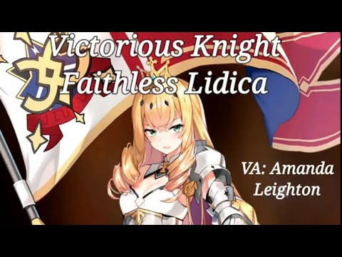 Epic Seven- Victorious Knight Faithless Lidica skin voice lines (English) + captions