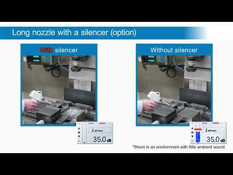 Air Saving Impact Blow Gun with Nozzle and Silencer IBG1 series