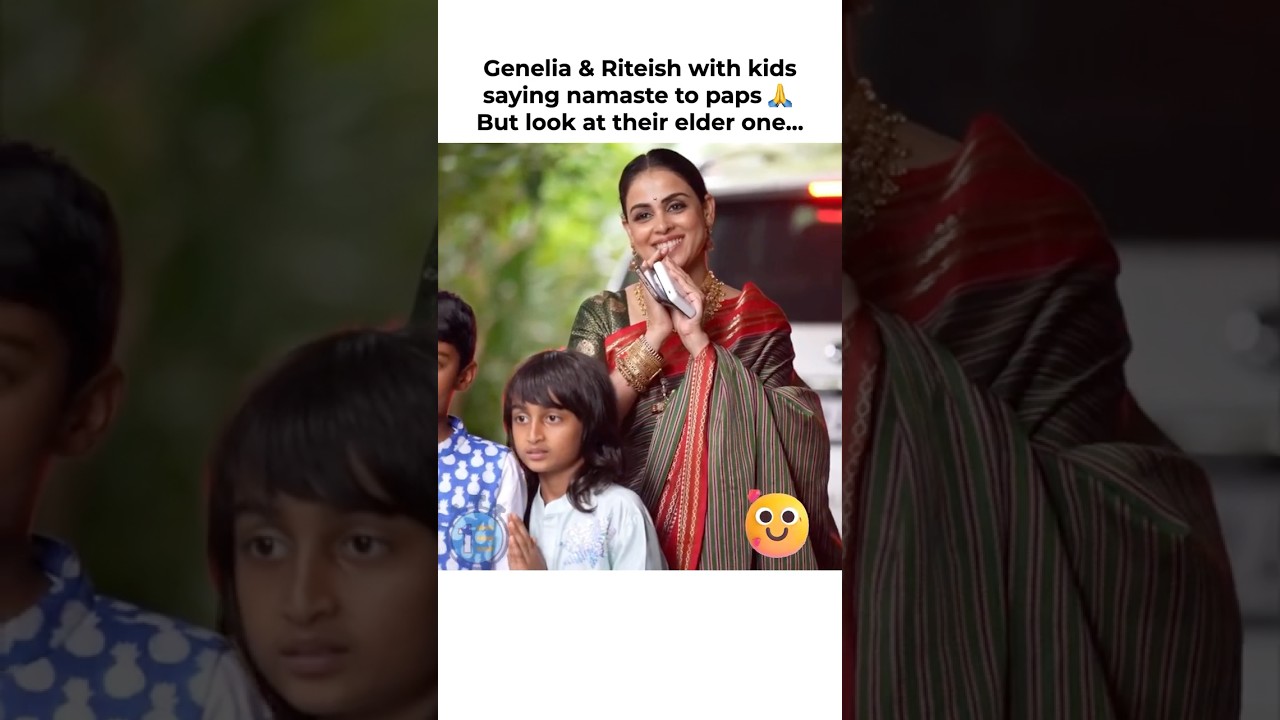 Gen & Riteish Are Winning at Parenting #genelia #riteshdeshmukh #viral #aliabhatt #bollywood #shorts