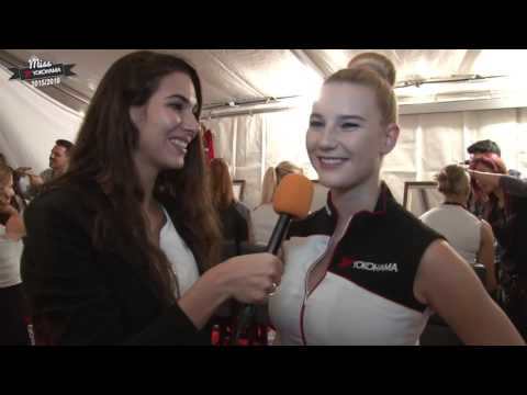 Sarah Eberhard vor der Wahl zur Miss Yokohama 2015 2016