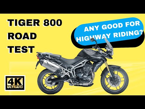 Triumph Tiger 800 XCA 2016 \\  Highway Riding Test Ride [4K]