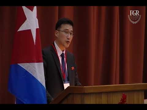 Fiscalía Central de la R. P. D.  Corea interviene en Ciencias Penales 2018 (Inglés))