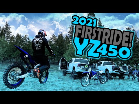 2021 YAMAHA YZ450 FIRST RIDE