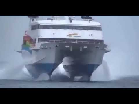 Insanely fast passenger-carrying hydrofoil!!!