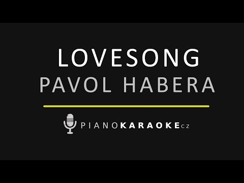 Pavol Habera - Lovesong | Piano Karaoke Instrumental
