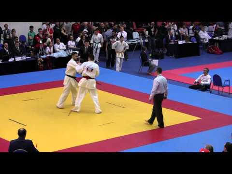 Масленников Николай - Арамян Гнел Чемпионат России 2016 по кекусинкай (IFK)