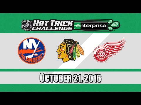 Blackhawks Will Win! NHL Hat Trick Challenge - October 21, 2016