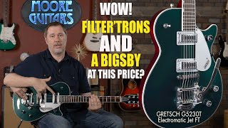 Video thumbnail for Gretsch G5230T Electromatic Jet FT {Bigsby on a budget!} by MooreMusicGuitars