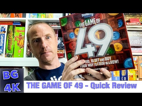 The Game of 49 - Boardgames4K Quick Review
