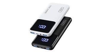 Review: [2 Pack] INIU Portable Charger, 22.5W PD3.0 QC4.0 USB C Fast Charging 10500mAh LED Display