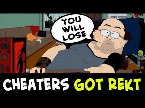5 man CHEATERS trashtalk team got REKT — beware of scripts/hacks in Dota