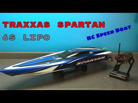 Traxxas Spartan 6S LiPo RC Speed Boat Overview