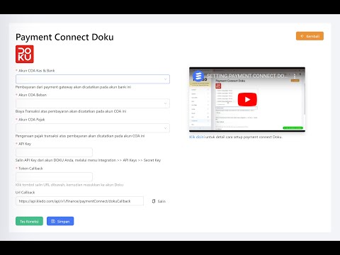 FITUR PAYMENT CONNECT DOKU