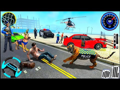 US Police Car Chase Simulator 3d - Real Multi-Storey Cop Cars Driving - Android GamePlay