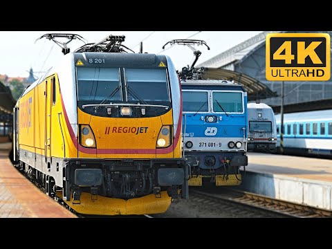 Vlaky Praha hlavní nádraží ● LÉTO 2024