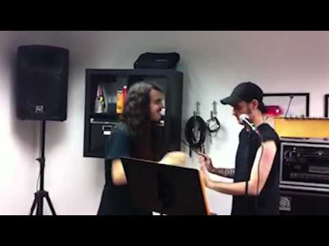 Carlos and Moe from Persefone rehearsing with Nami.