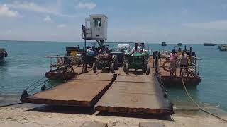 preview picture of video 'Cargo Ship arrived to Nagadeepa Jetty'