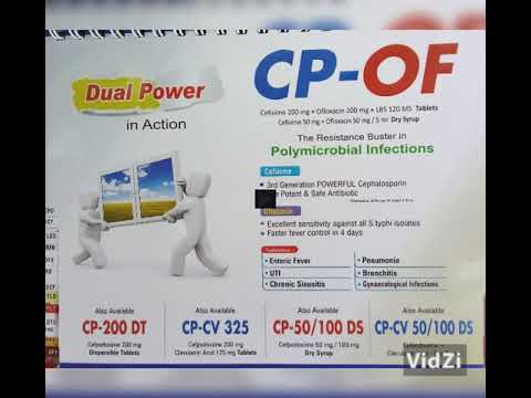 Cefpodoxime Proxetil Dipersible Tablets 200mg