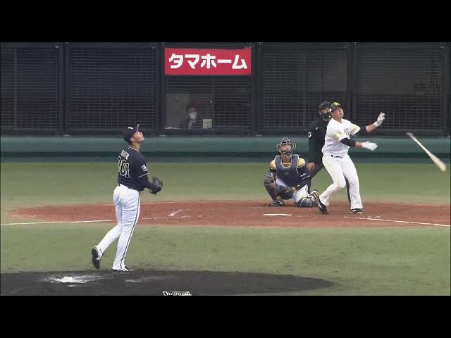 【ファーム】ホークス・黒瀬健太 完璧なソロホームランで反撃!! 2022年3月19日 福岡ソフトバンクホークス 対 オリックス・バファローズ(ファーム)