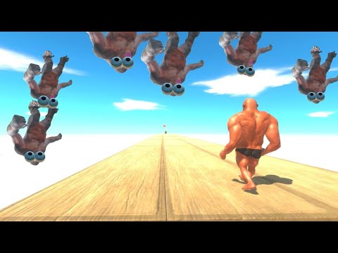 RAIN OF ANGRY GORO AGAINST UNITS  - ANIMAL REVOLT BATTLE SIMULATOR