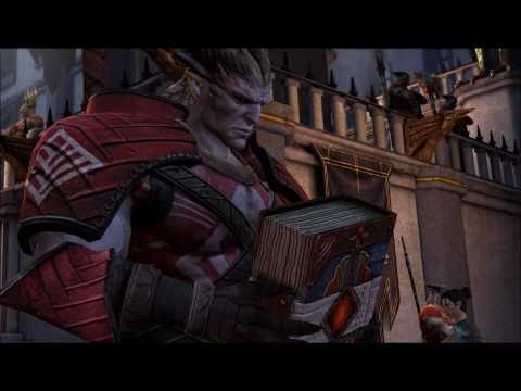 Dragon Age 2: Defeating the Arishok in single combat. w/ Cutscenes.
