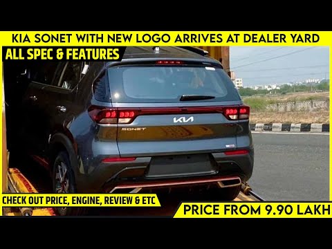 Kia Sonet With New Logo Arrives At Dealer Yard | Sonet Gravity Edition Soon | All Spec, Features